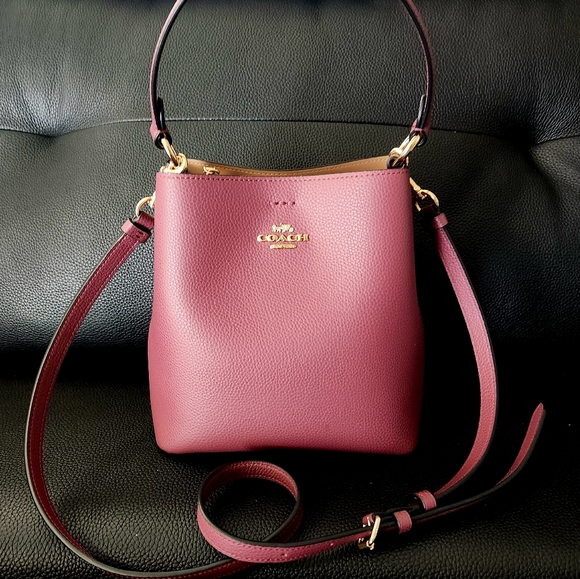 Coach Town Bucket -  Mauve - Picture 1 of 7